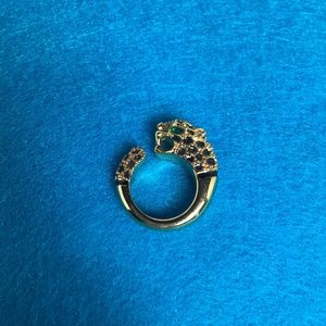 Fashion Cheetah Cat Ring